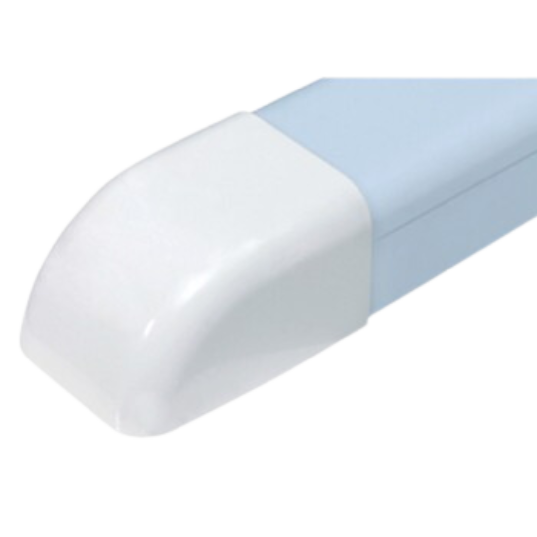 Canalplast Eindstuk Wit 90×65 mm