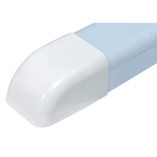 Canalplast Eindstuk Wit 90×65 mm