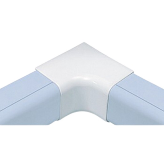 Canalplast Haakse Binnenbocht Wit 70×55 mm