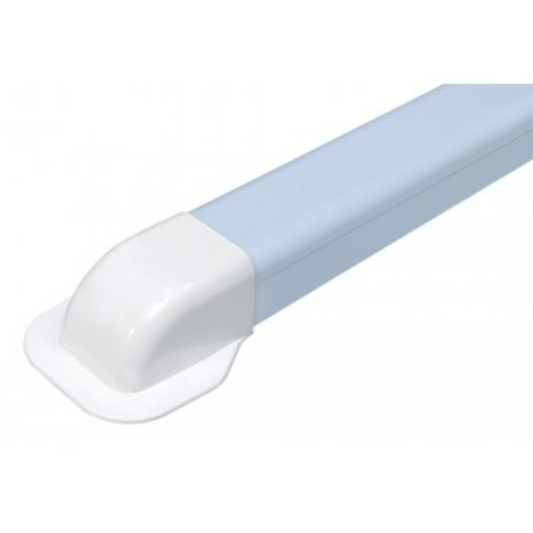Canalplast Muur afdekkap Wit 70×55 mm